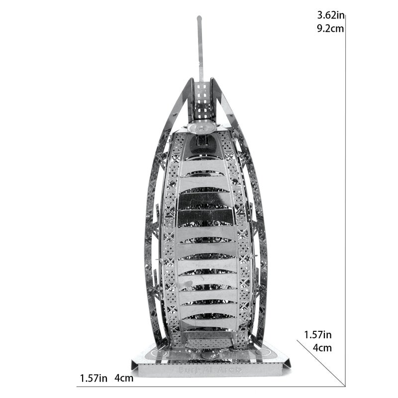 بناء لغز معدني ثلاثي الأبعاد مصنوع يدويًا للبالغين نموذج ستيريو مجمع ألعاب تعليمية عالية - Image 1